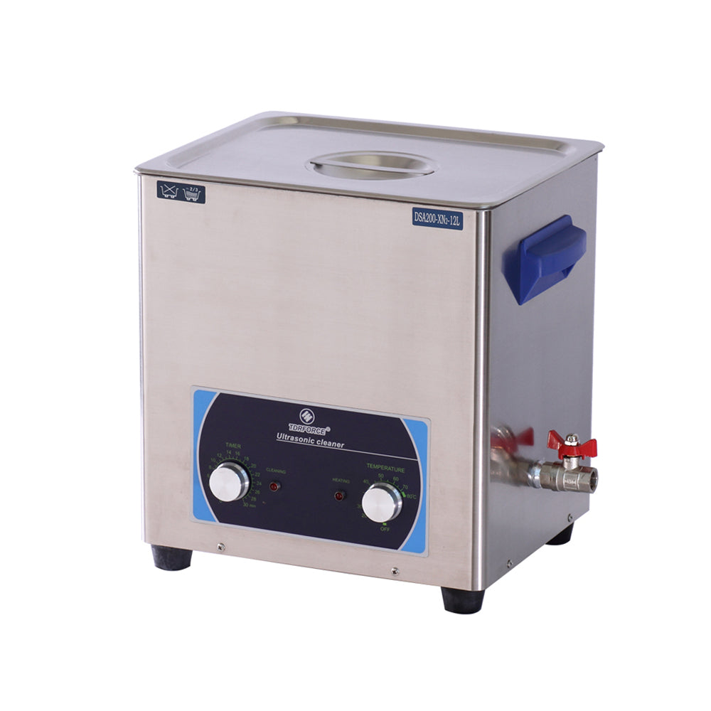 Ultrasonic Cleaner 40KHz TDRFORCE Model TDR-XN200-2 with 12L Tank VS Elma EP100H from China Best Factory