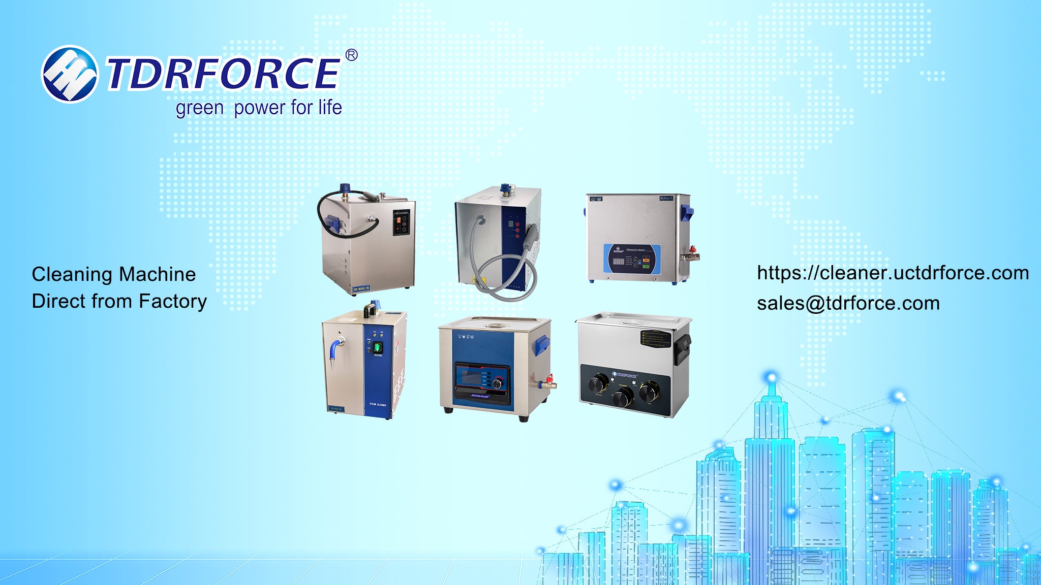Load video: Ultrasonic or Steam Cleaner Direct From China TDRFORCE Factory or Manufacturer on Official E-Commercial Website https://cleaner.uctdrforce.com/